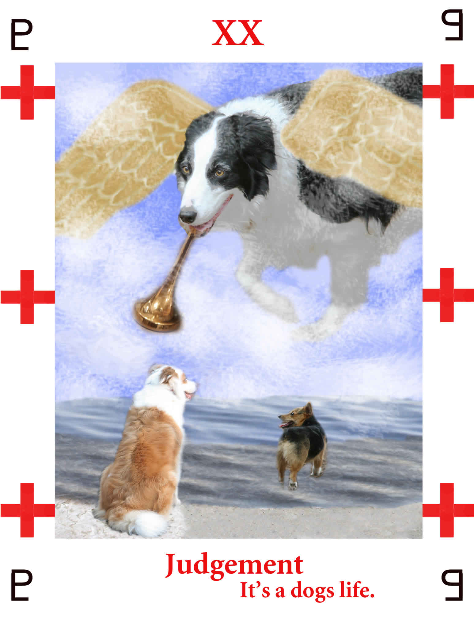 Patricia Ridenour_The Doggy Tarot_Judgemnt